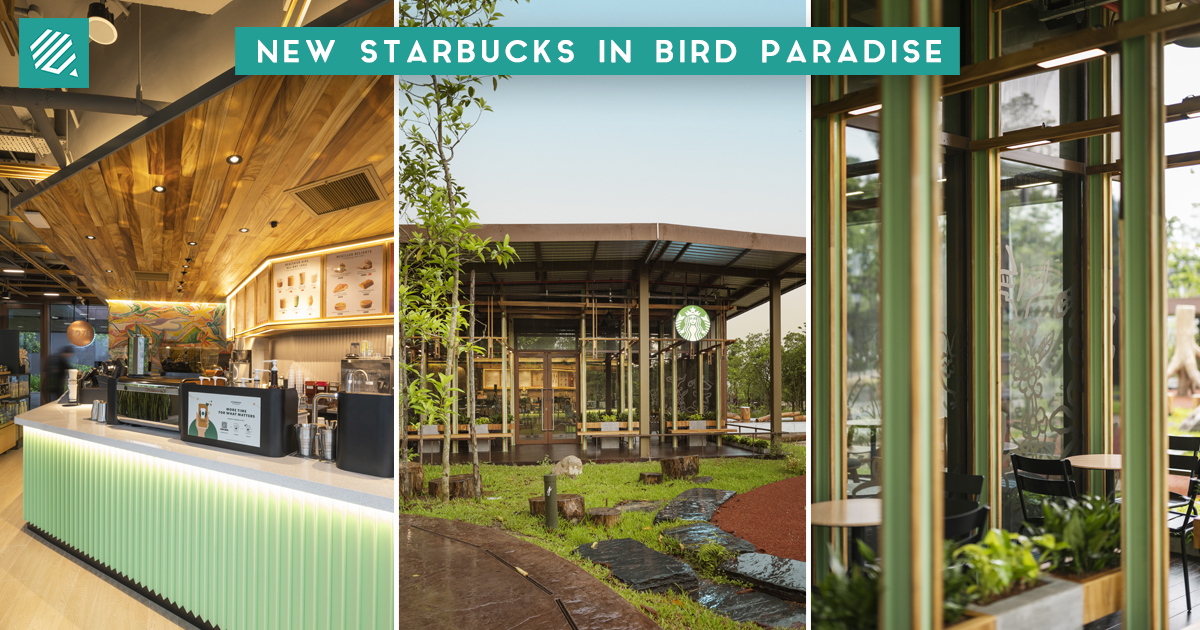 Starbucks Has a New Picturesque Outlet in Bird Paradise, Focusing on