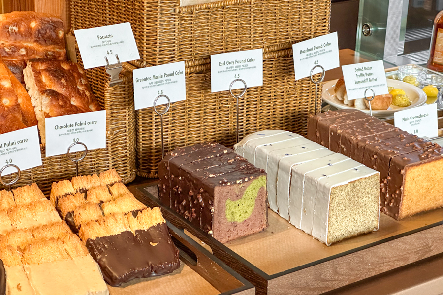 Bakes on Display at Deus Cafe Samcheong