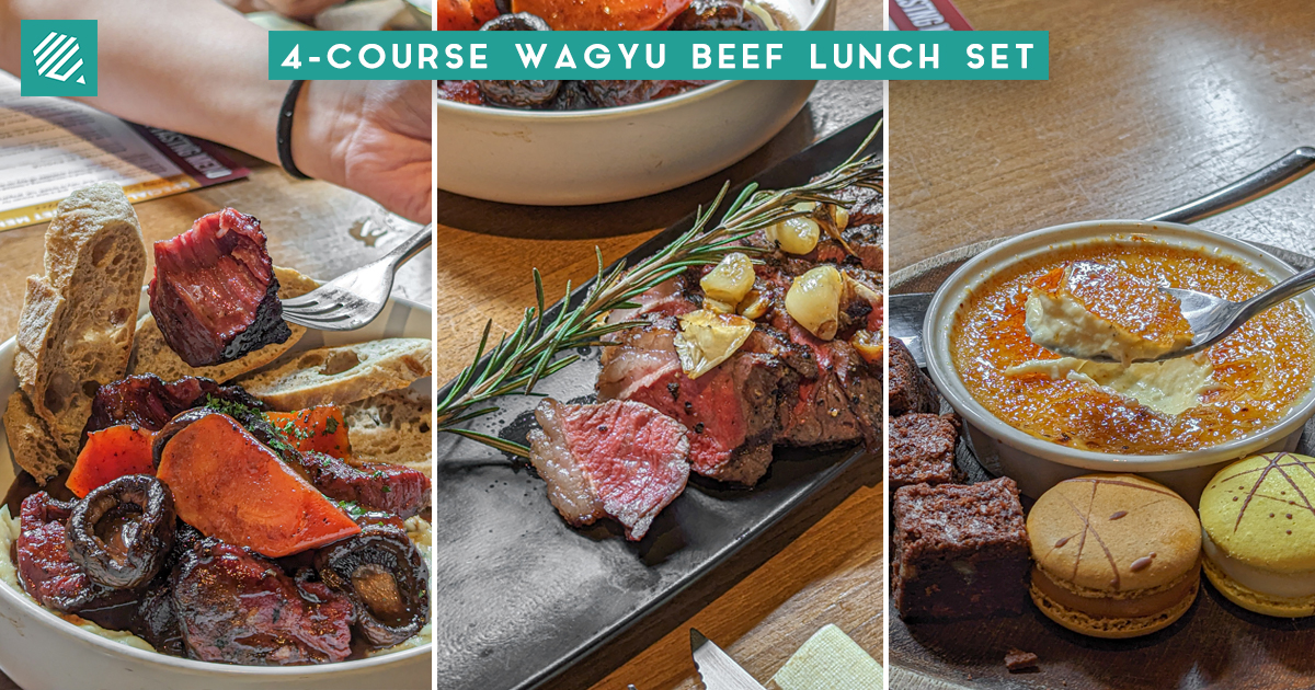 Boeuf Offering A LimitedTime 4Course Wagyu Lunch Set With DryAged