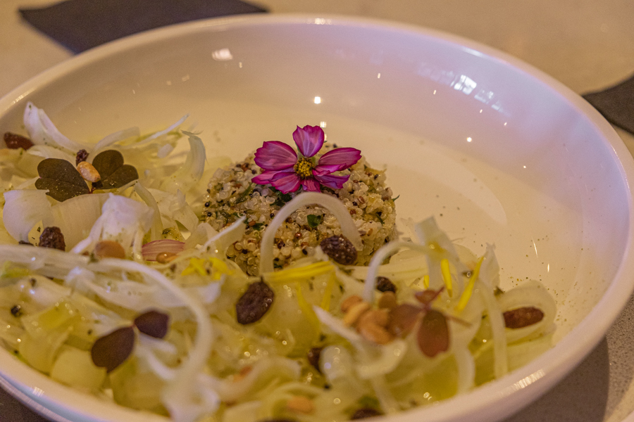 Lemon Thyme Fennel Salad with Apple-flavoured Quinoa 