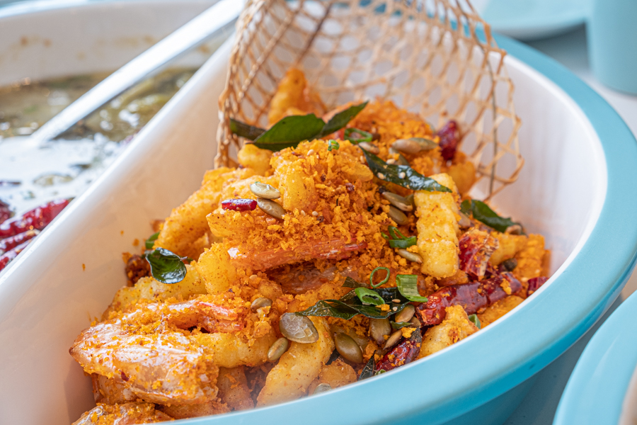 Typhoon Shelter Shrimp With Fries