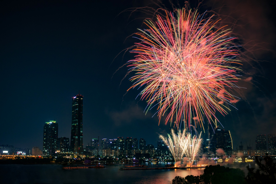 Fireworks in the Hangang