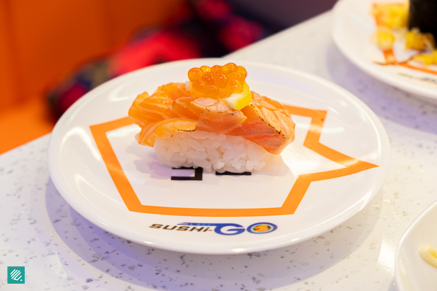 Aburi Hanasaki Salmon Sushi 