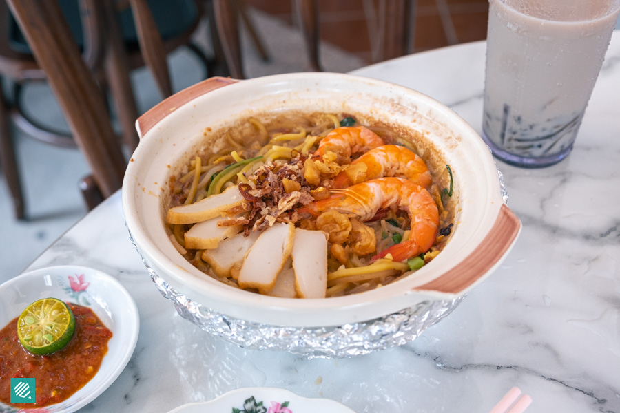 Claypot Hokkien Prawn Mee 