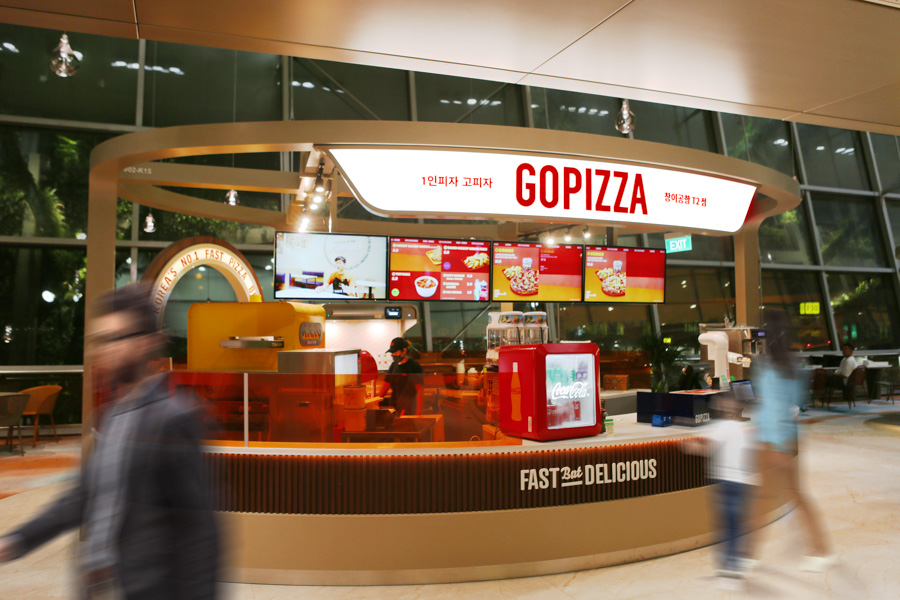 Exterior of GOPIZZA Changi Airport T2 Outlet