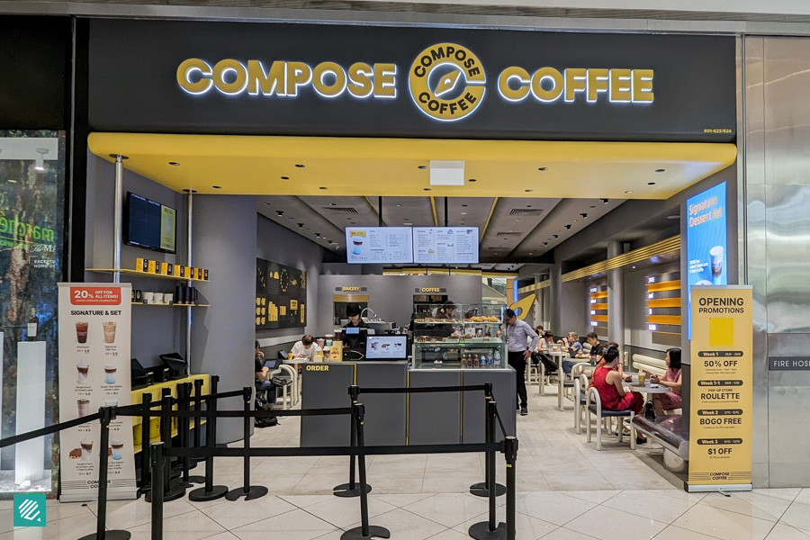 Exterior of Compose Coffee