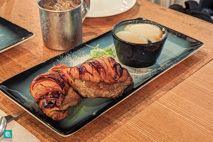 Kaya Croissant with Seared Foie Gras