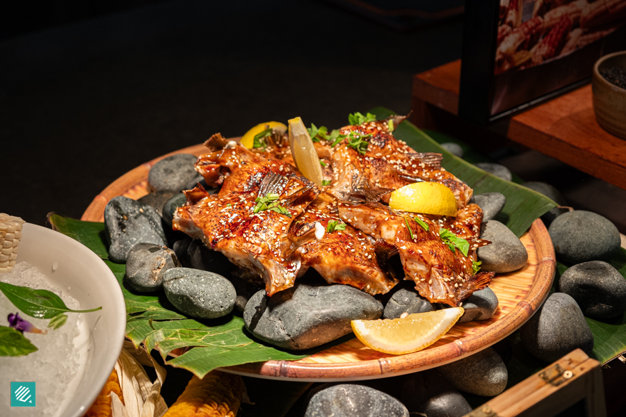 Hot Stone Grilled Fish