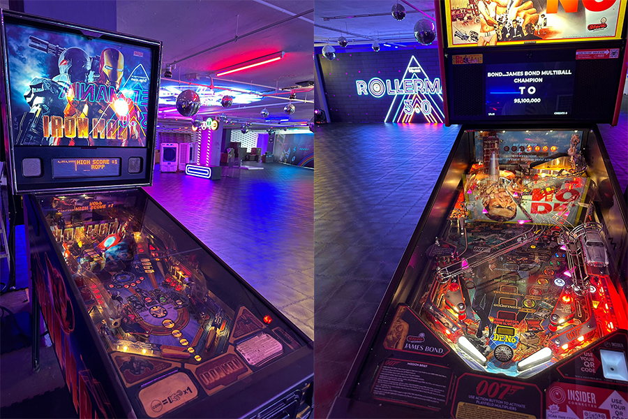 Some of the Arcade Games at RollerMania 3.0