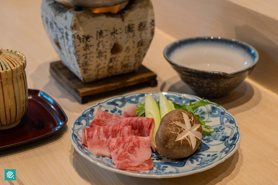 Ganko Sushi's Wagyu Beef Sukiyaki