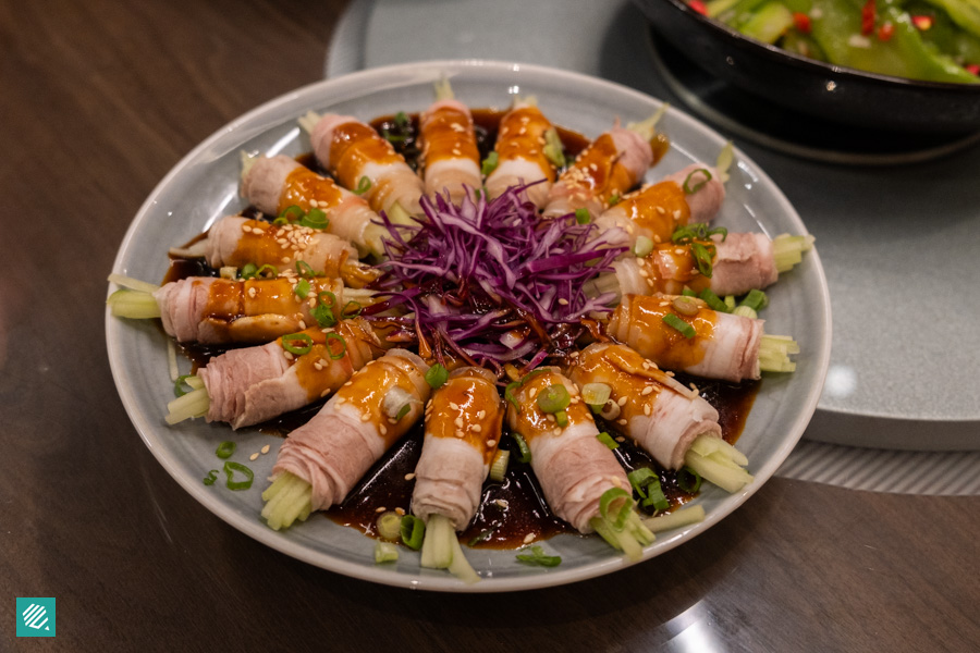 Yue's Kurobuta Pork Belly in Garlic Sauce