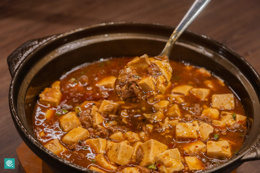Yue's Mapo Tofu with Minced Beef and Spicy Bean Paste