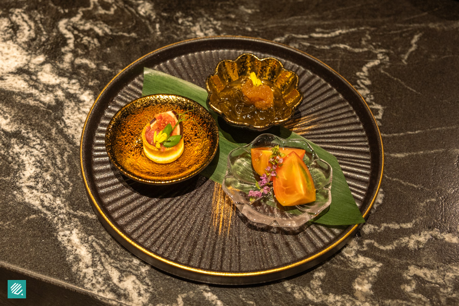 Overview of Appetisers in AN Omakase