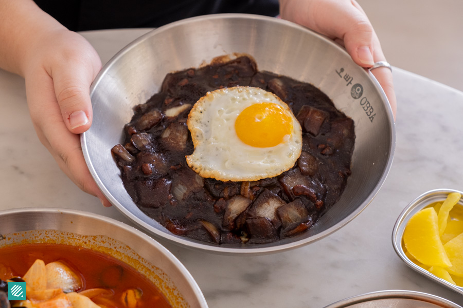 OBBA Jjajang's - Jjangmyeon with Egg