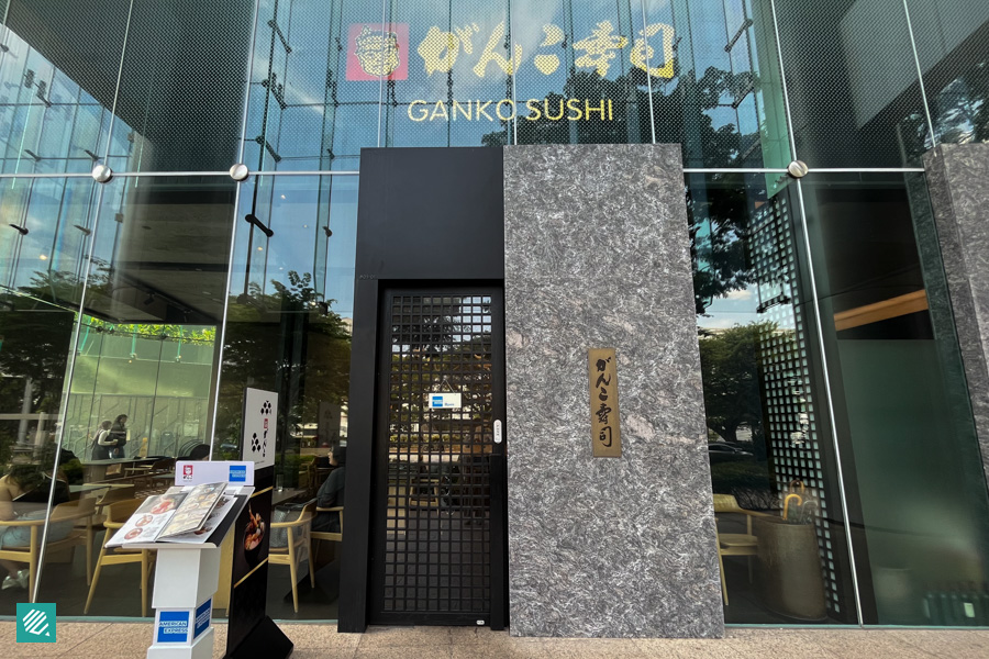 Exterior of Ganko Sushi