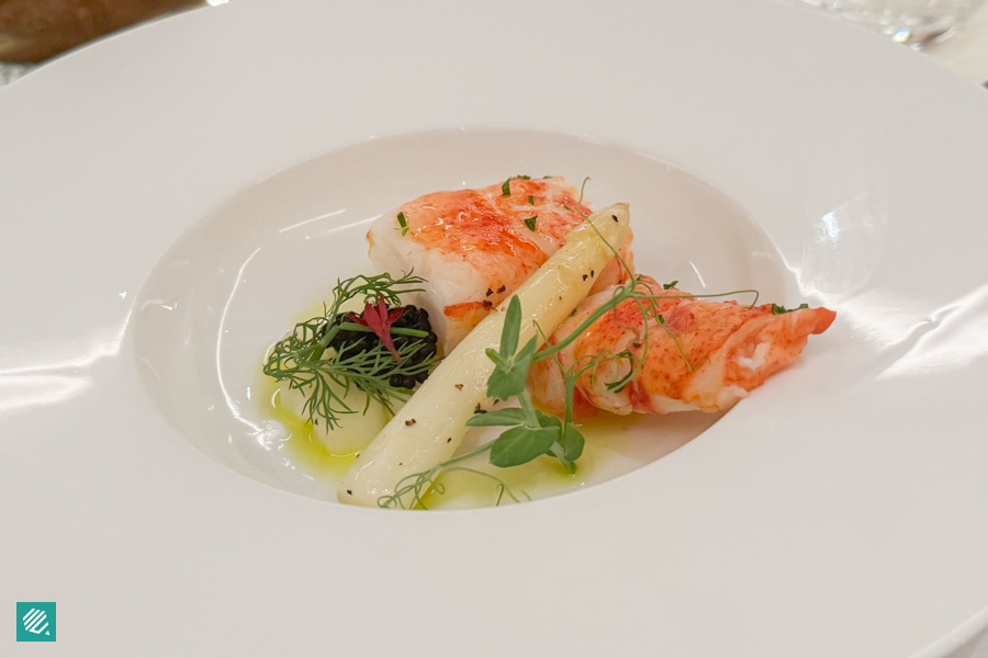 Tablescape - Festive Menu Lobster Tail