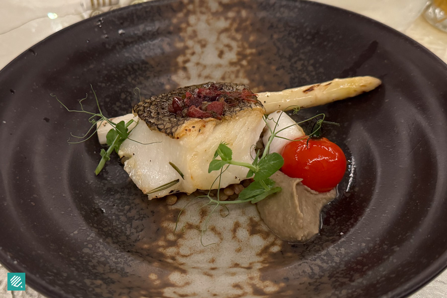 Tablescape - Festive Menu Atlantic Cod