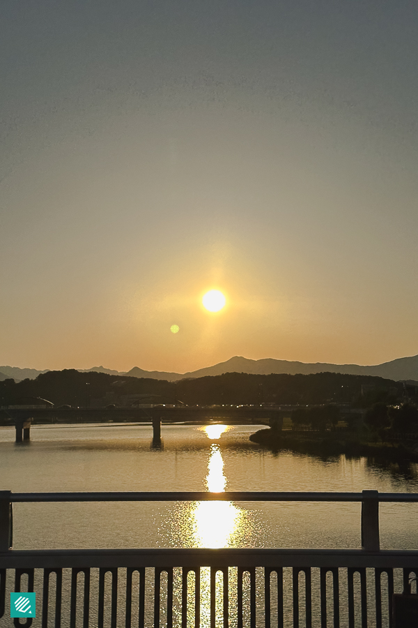 Sunset from Daejeon Expo Bridge