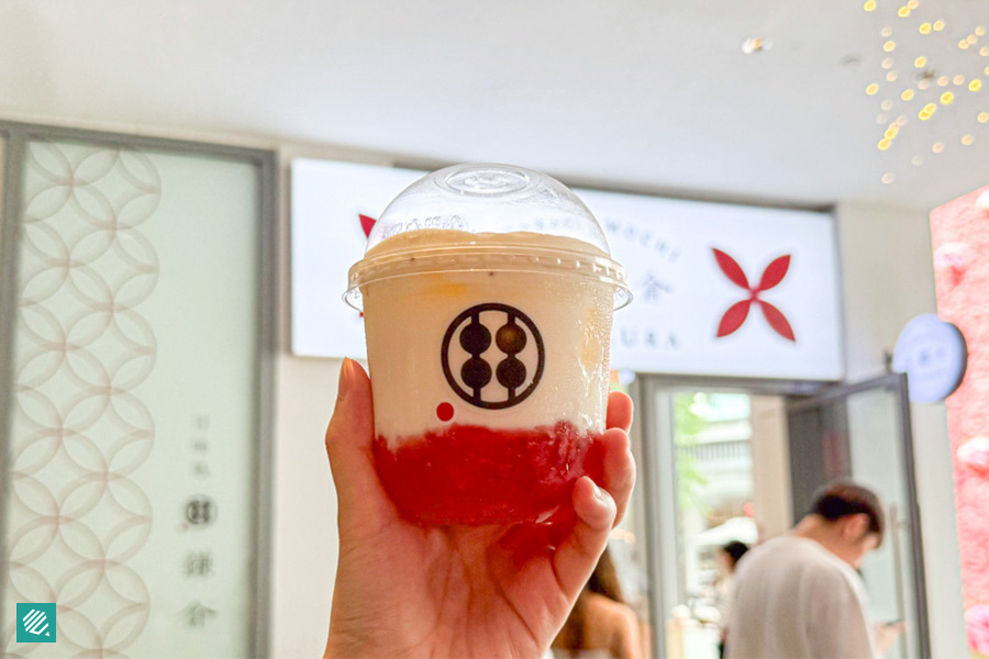 Warabimochi Kamakura - Warabimochi Strawberry Yogurt