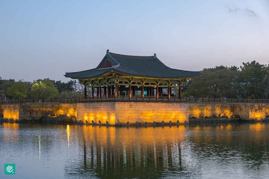 Donggung Palace & Wolji Pond at Night