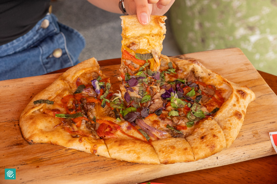 Bites & Brews- Lamb Shawarma Pizza