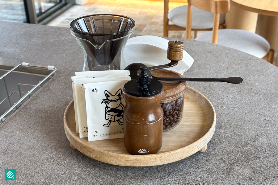 Coffee Accessories and Beans