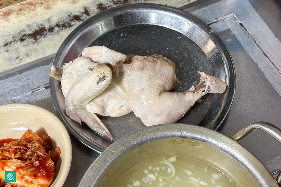 Half Boiled Korean Chicken