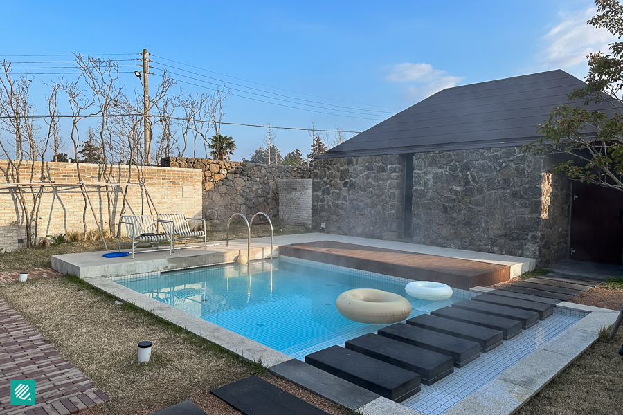 Heated Pool at Jeje STAYFOLIO Jeju