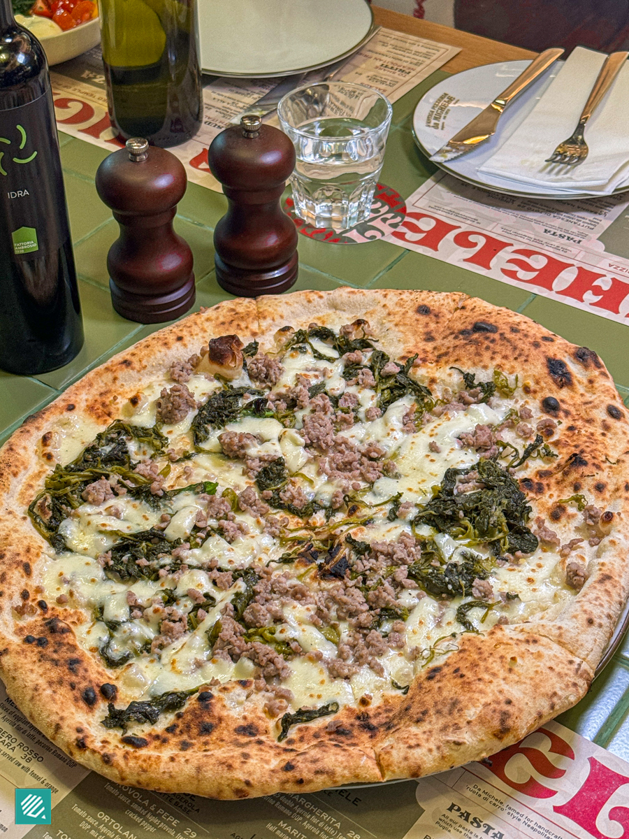 L'antica Pizzeria da Michele- Friarielli & Salsiccia