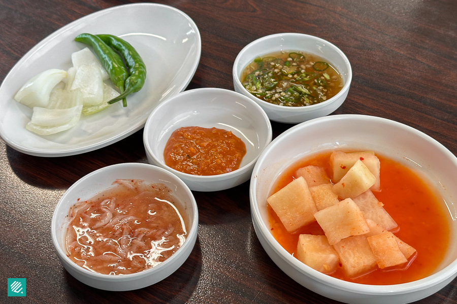 Side Dishes at Hoseokchon Seoul