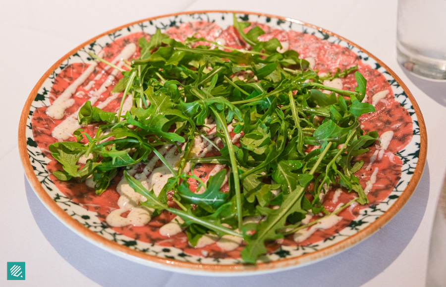 Duomo Ristorante- Wagyu Beef Carpaccio