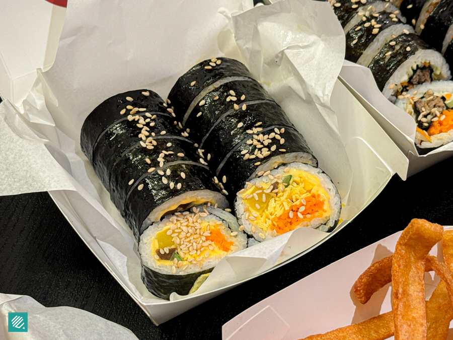 Cheese kimbap