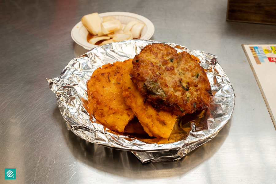 Bindaetteok at Gwangjang Market