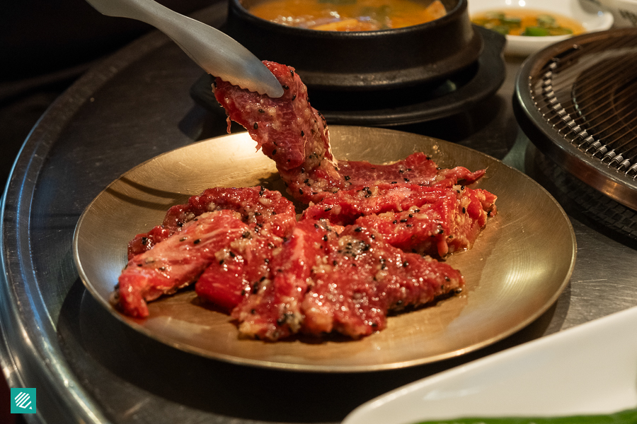 Hanwoo Galbi Platter with Assorted Cuts, Marinated in Garlic and Black Sesame