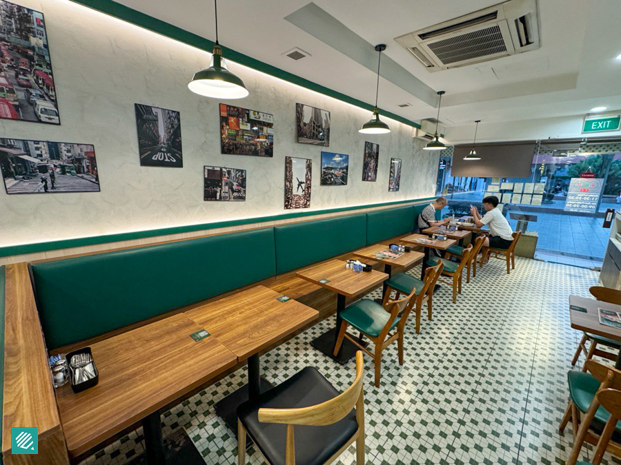 Hong Kong Cha Kee- Retro Hong Kong Café Interior