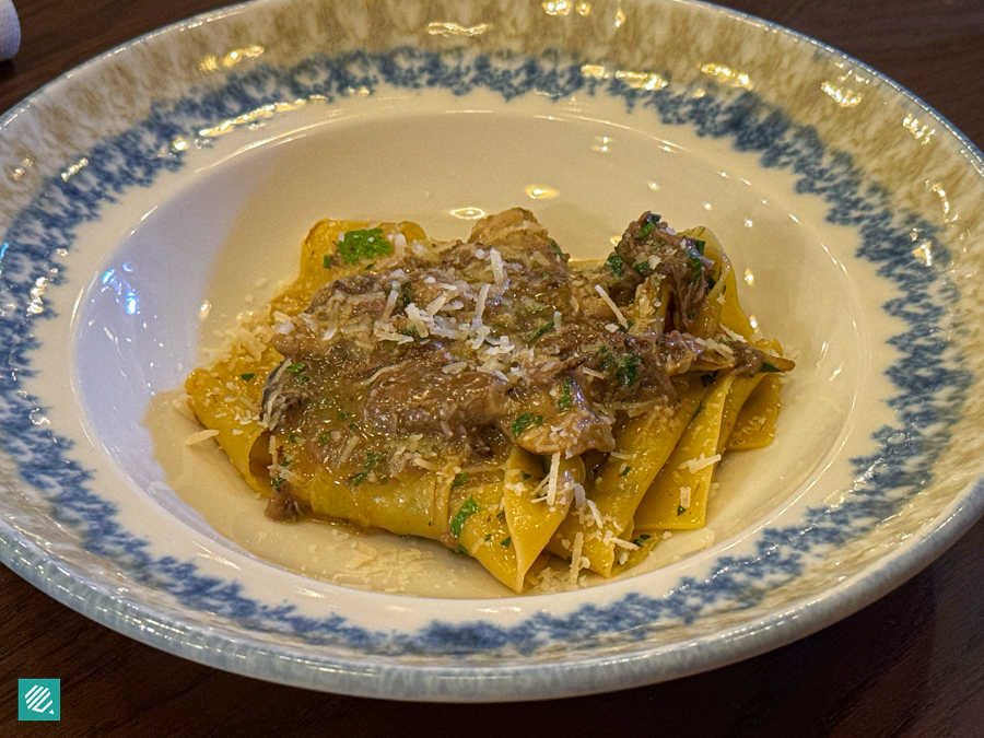 White Pappardelle Ragu Genovese