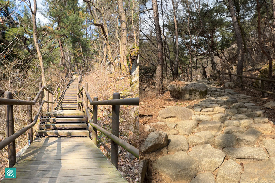 The hike up Bukhansan to get to Geumsunsa Temple