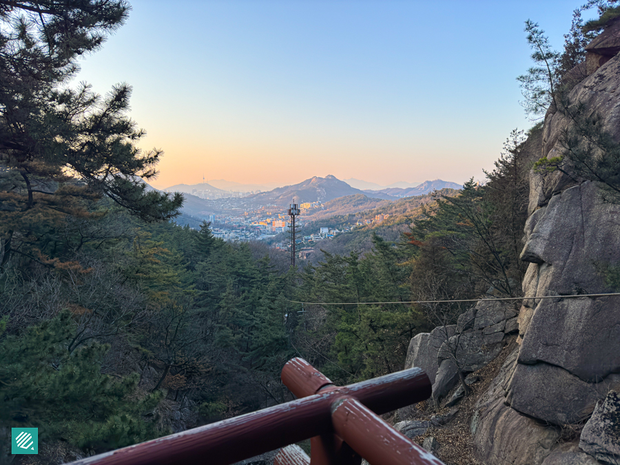 Morning view of Bukhansan