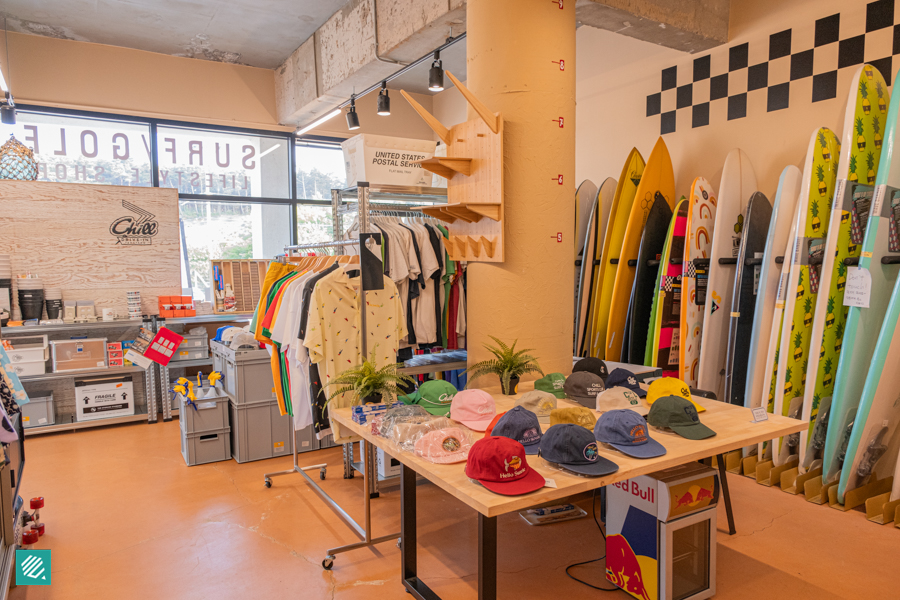 Secret Surf Shop Club (SSSC), a surf merchandise store in Yangyang