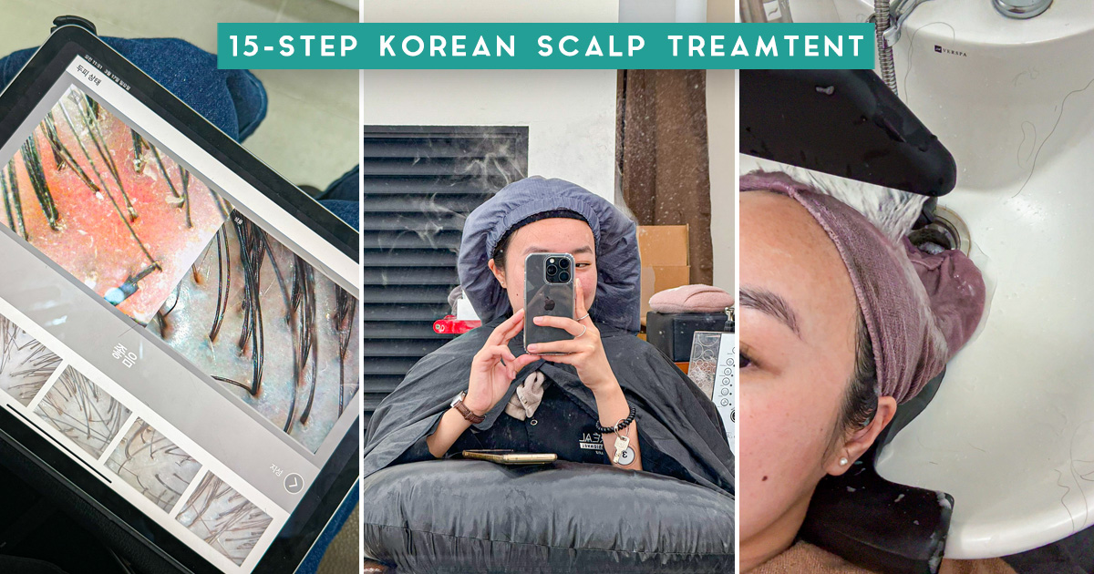 Trying A 15 Step Korean Scalp Treatment In Park Jun Beauty Lab