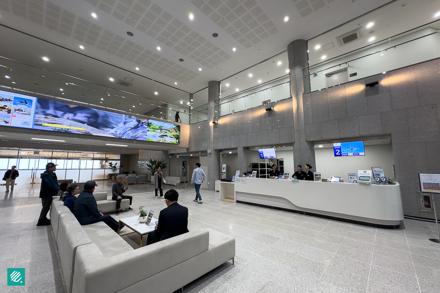 Reception Area of Wando Marine Healing Center