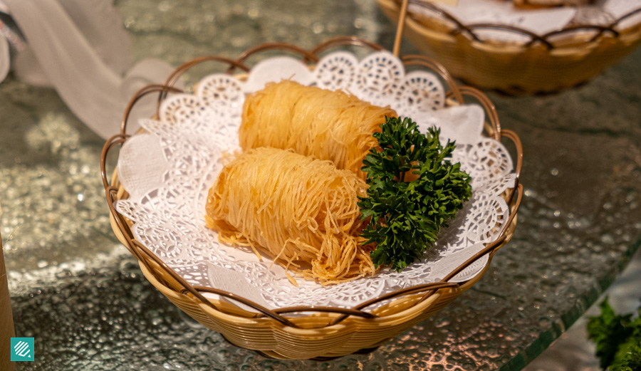 Yum Cha- Scallop Roll in Filo Dough