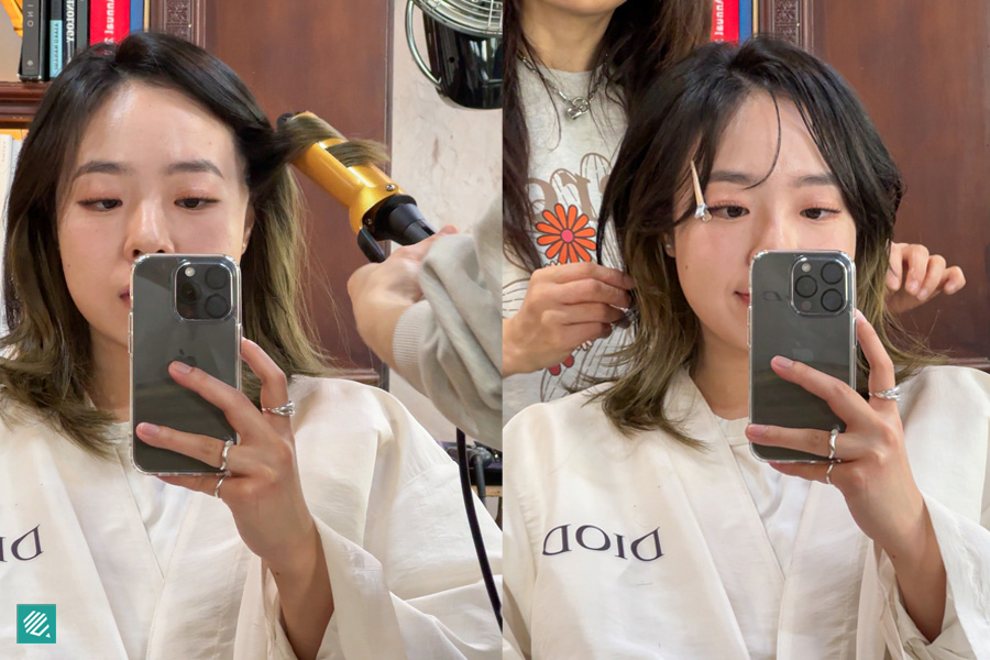 Korean hairstyling service at DIOD Studio