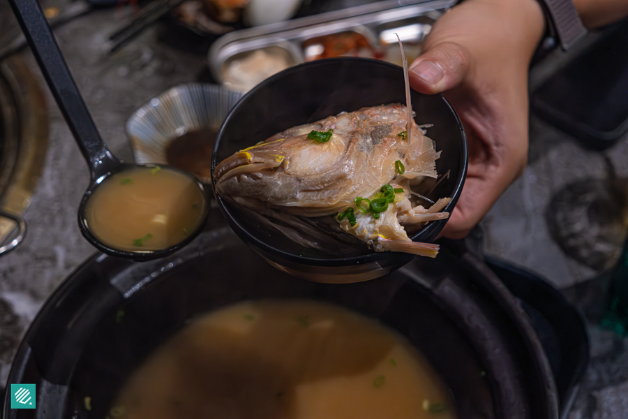 Miso soup from fish bones