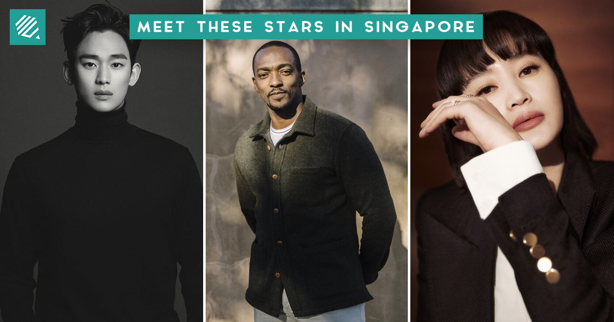 Kim Soohyun, Anthony Mackie and Kim Hyesoo