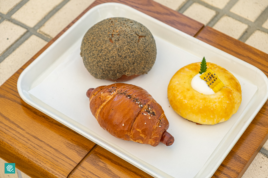 Bread offerings at INC Coffee