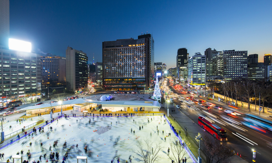 Seoul Plaza Ice Skate Rink