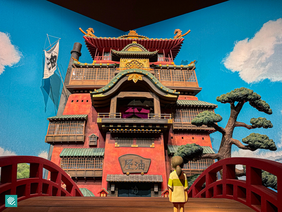 Bathhouse from Howl's Moving Castle at the Studio Ghibli Exhibition 