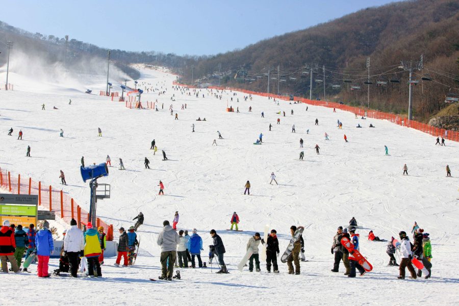 Konjiam Ski resort in Korea