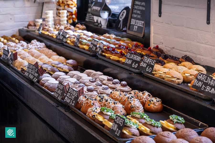 Bakes Display at Standard Bun Seoul